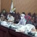 KETUA DPRD DAN ROMBONGAN TINJAU JALAN LONGSOR DI KOMPLEKS PERUMAHAN WIKA