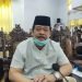 KETUA DPRD DAN ROMBONGAN TINJAU JALAN LONGSOR DI KOMPLEKS PERUMAHAN WIKA