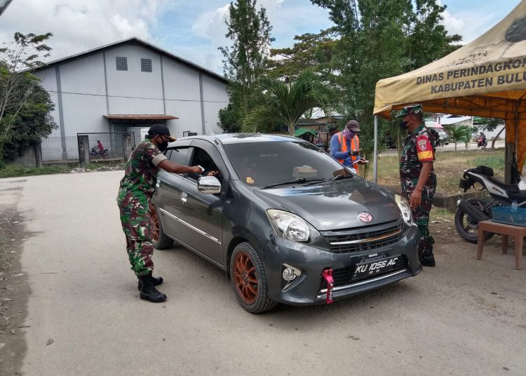 KODIM 0903/BULUNGAN BERI EDUKASI MASKER