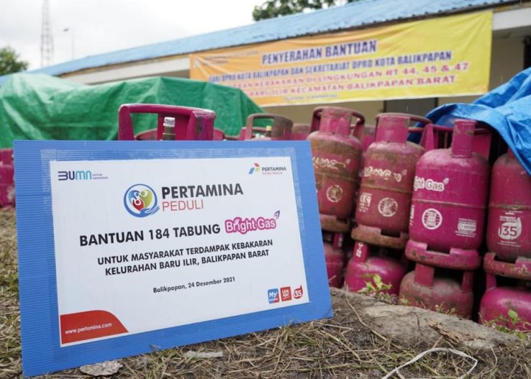 KORBAN KEBAKARAN KEBAGIAN TABUNG BRIGHT GAS