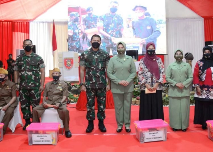 KODIM 1006/BANJAR TERIMA KUNJUNGAN PANGDAM VI/MLW