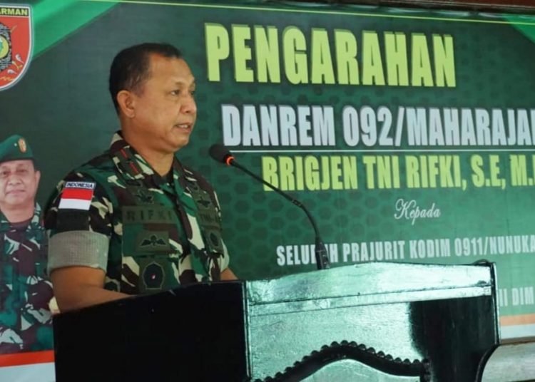 DANREM 092/MAHARAJALILA INGATKAN BAHAYA’NARKOBA