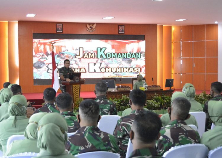 RATUSAN PRAJURIT SAMBUT PANGDAM VI/MLW