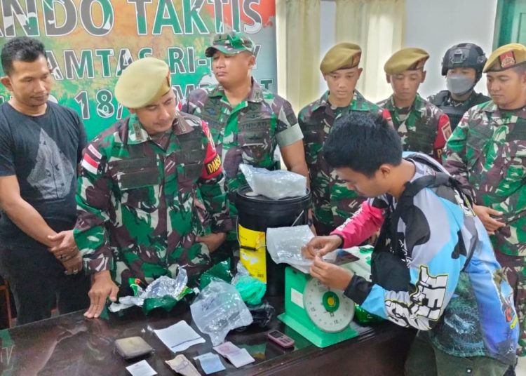SATGAS PAMTAS YONARMED 18/K GAGALKAN PENYELUNDUPAN SABU