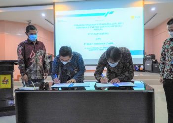 PLN TEKEN PJBREC DENGAN PT MHU