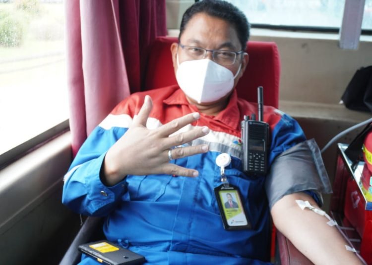 PERTAMINA SUMBANG 50 KANTONG DARAH