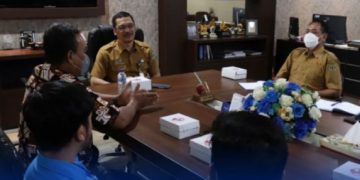 DISKOMINFO KALTIM TERIMA KUNJUNGAN BIZNET