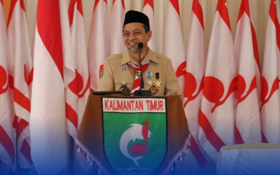 WAGUB BUKA RAKERDA PRAMUKA KALTIM