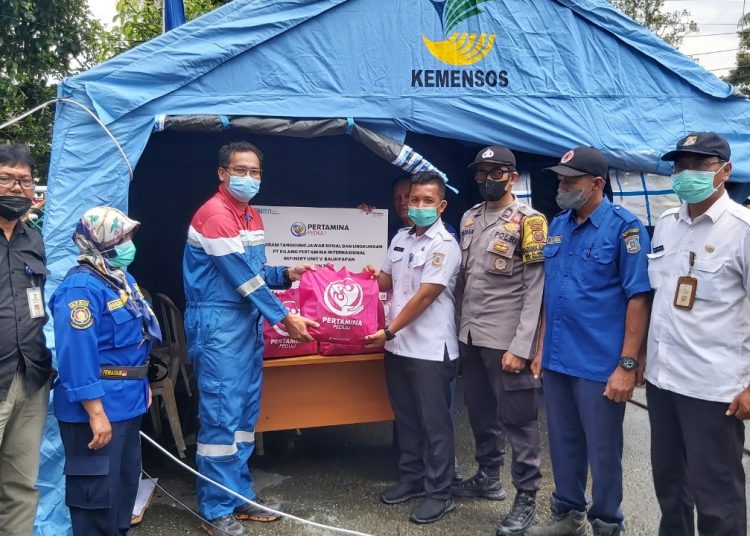 KORBAN KEBAKARAN DAPAT SEMBAKO PERTAMINA