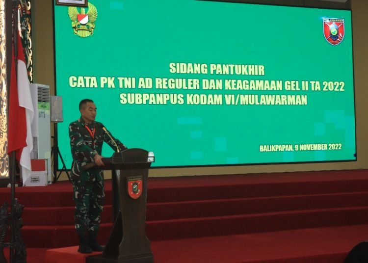 PANGDAM VI/MLW PIMPIN SIDANG PANTUKHIR