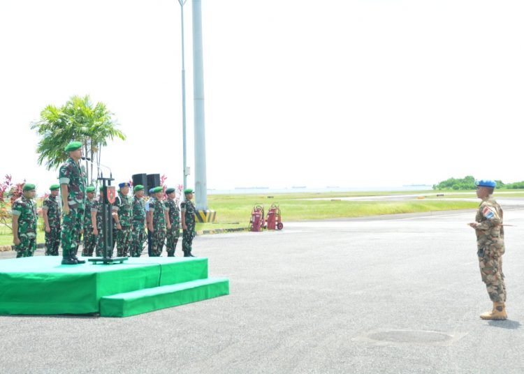 KODAM VI/MLW SAMBUT SATGAS PERDAMAIAN