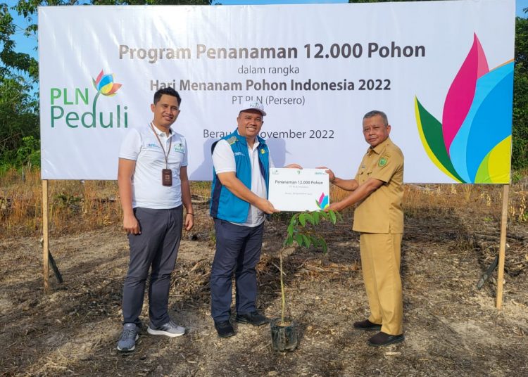 DUKUNG PENGHIJAUAN, PLN TANAM 12 RIBU POHON