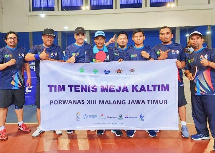TENIS MEJA PWI KALTIM MASUK 8 BESAR
