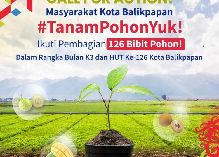 SAMBUT HUT KOTA, KPI BERBAGI 126 POHON