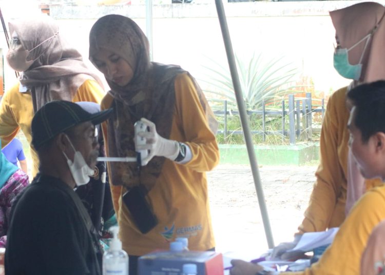 SATGAS TMMD BERI LAYANAN KESEHATAN GRATIS