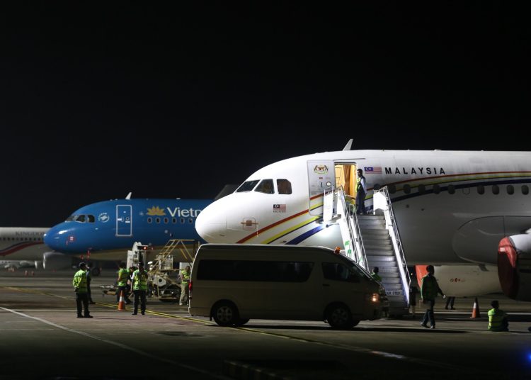 AP I LAYANI 9 PESAWAT DELEGASI KTT ASEAN