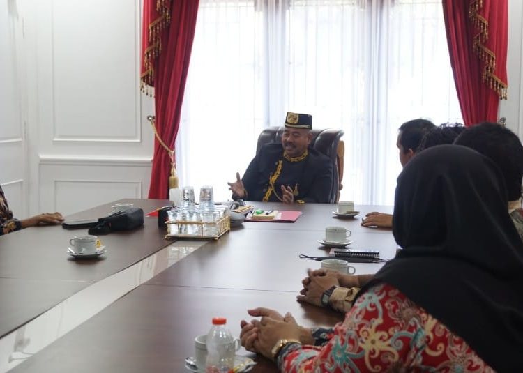 SAMBUT BAWASLU, BUPATI SIAP SINERGI