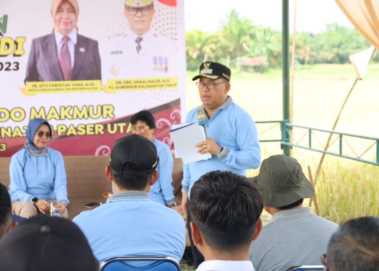 PJ BUPATI JANJIKAN BANTUAN IRIGASI PUSAT