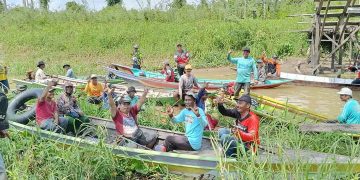 CEGAH BANJIR, MANGKURAWANG NORMALISASI SUNGAI