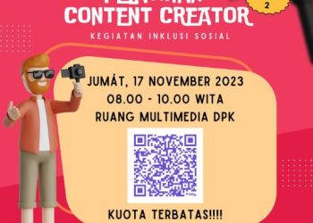 DPK BUKA LAGI PELATIHAN CONTEN CREATOR