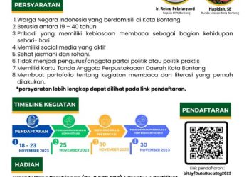 BONTANG GELAR LOMBA DUTA BACA