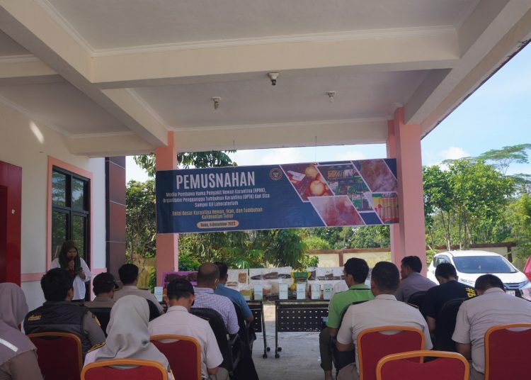 KARANTINA MUSNAHKAN MEDIA PEMBAWA PENYAKIT