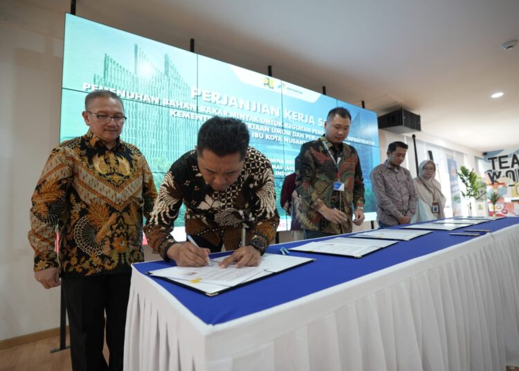 KONTRAKTOR IKN TEKEN PKS BERSAMA PERTAMINA