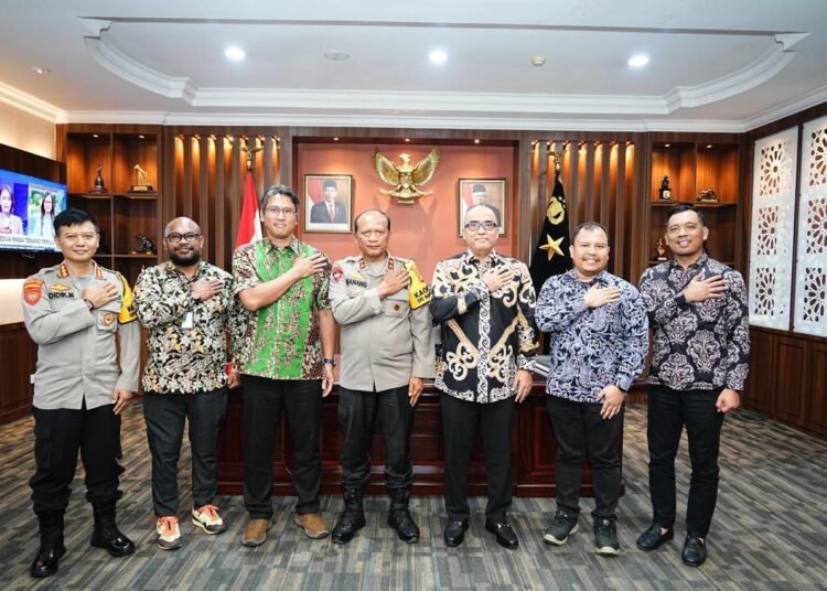 JELANG PSR, KPI KUNJUNGI POLDA KALTIM