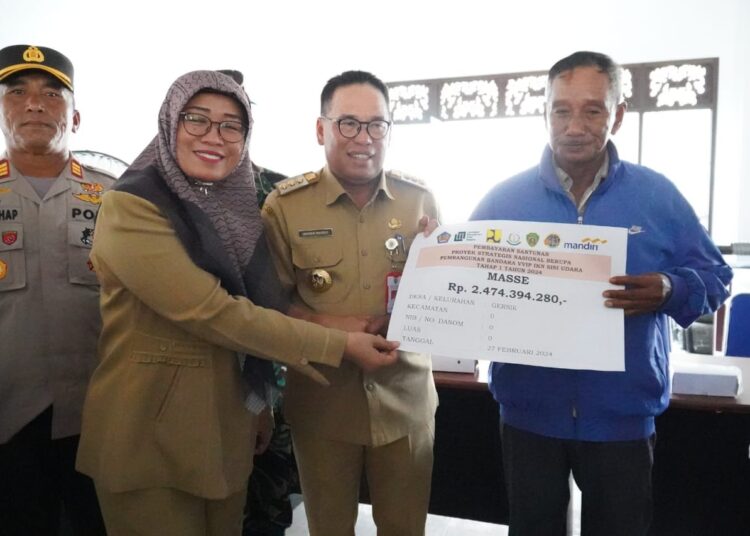 PEMKAB REALISASIKAN GANTI RUGI TAHAP I