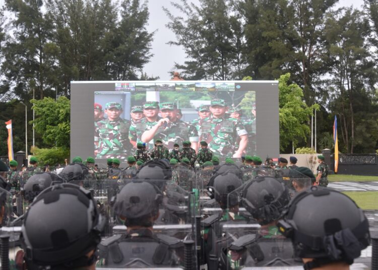 PANGDAM VI/MLW GELAR PASUKAN PENGAMAN PEMILU