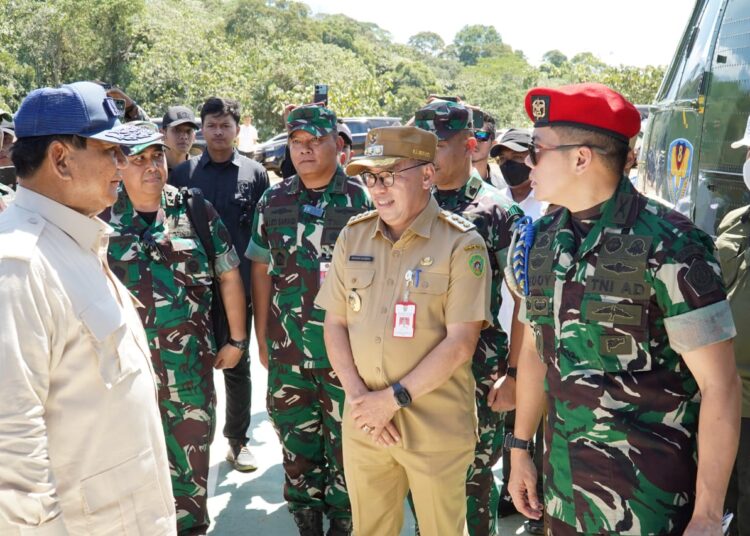 PJ BUPATI SAMBUT KUNJUNGAN MENHAN DI IKN