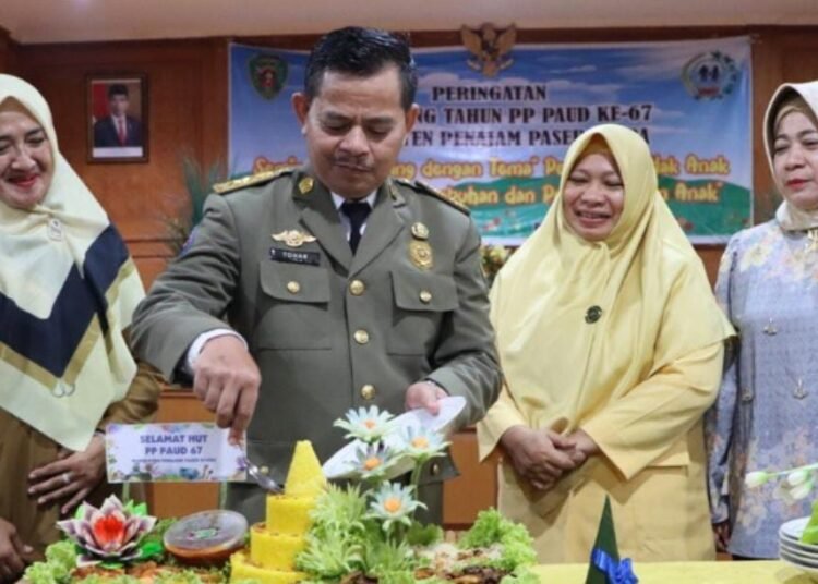 HADIRI HUT PAUD, INI PESAN SEKDA