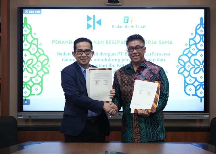 BANK TANAH TEKEN MOU BERSAMA OIKN