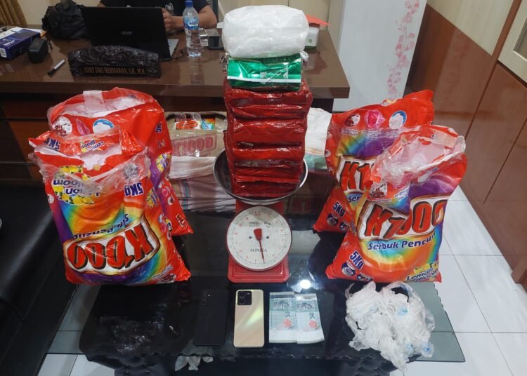 YON ARHANUD 8/MBC AMANKAN SABU SEBERAT 7 KG