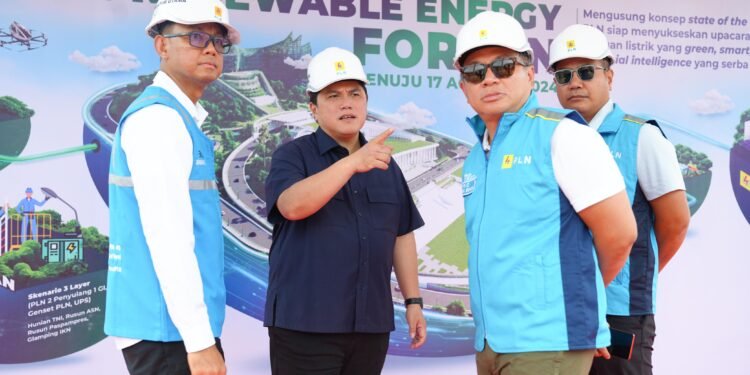 PLN GUNAKAN PLTS UNTUK HUT RI DI IKN