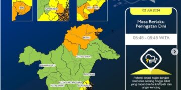 AWAL JULI, KALTIM MASIH DIGUYUR HUJAN