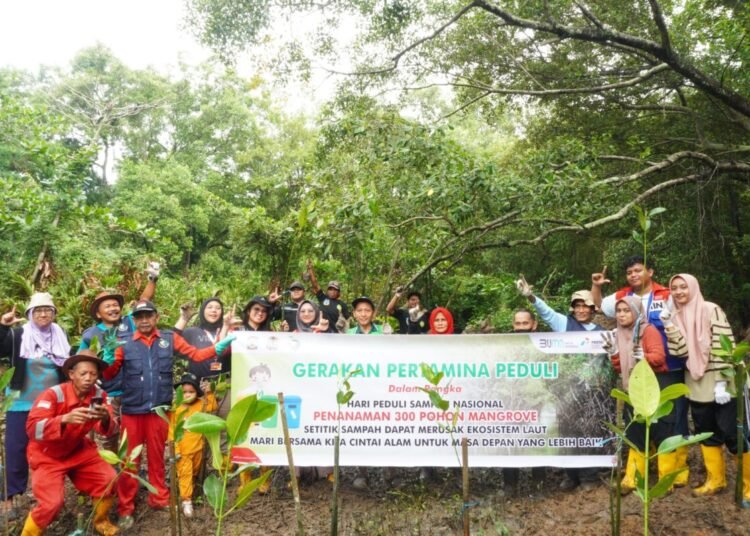 PEDULI LINGKUNGAN, KPI TANAM 300 MANGROVE