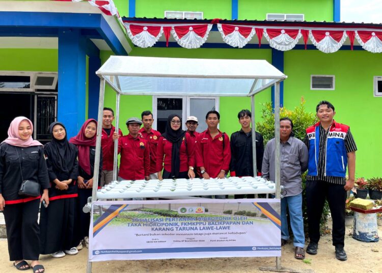 PERTAMINA KEMBANGKAN HIDROPONIK DI PENAJAM