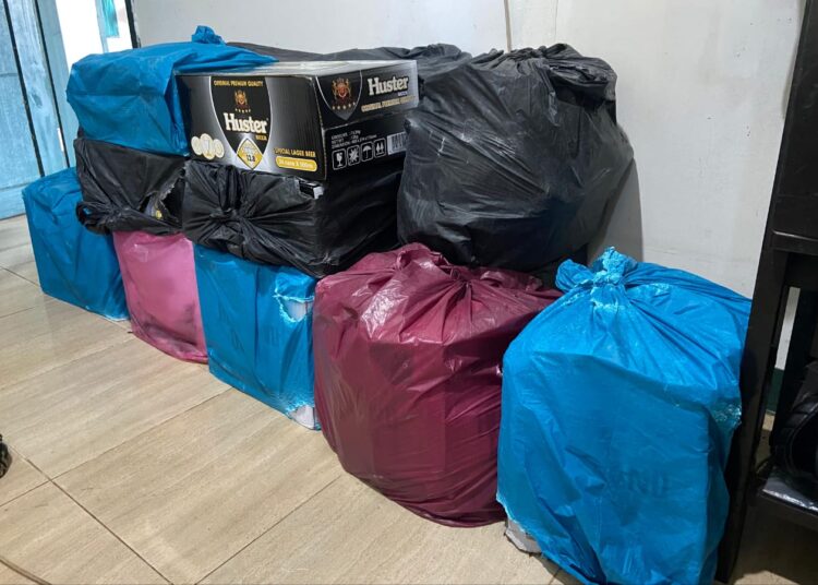 Satgas Pamtas Gagalkan Penyelundupan Miras