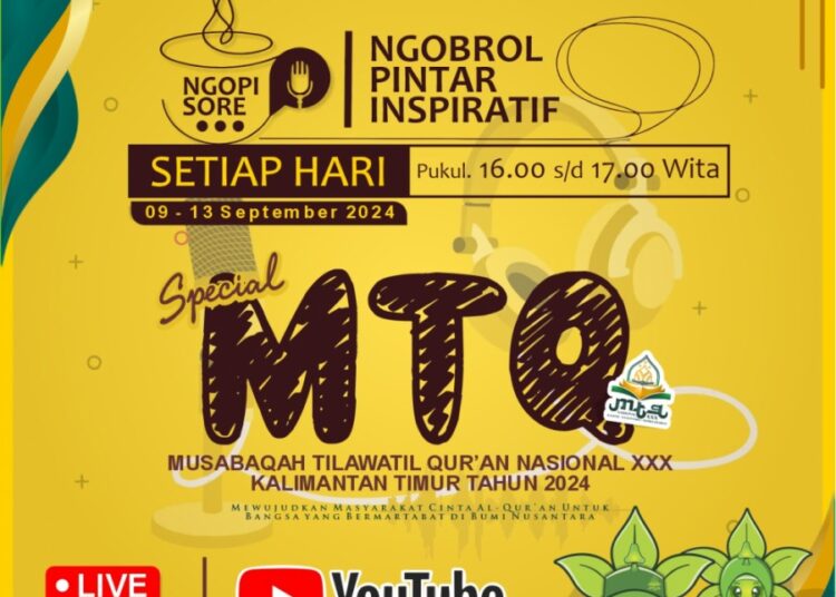 Diskominfo Hadirkan Podcast Ngopi Edisi MTQ
