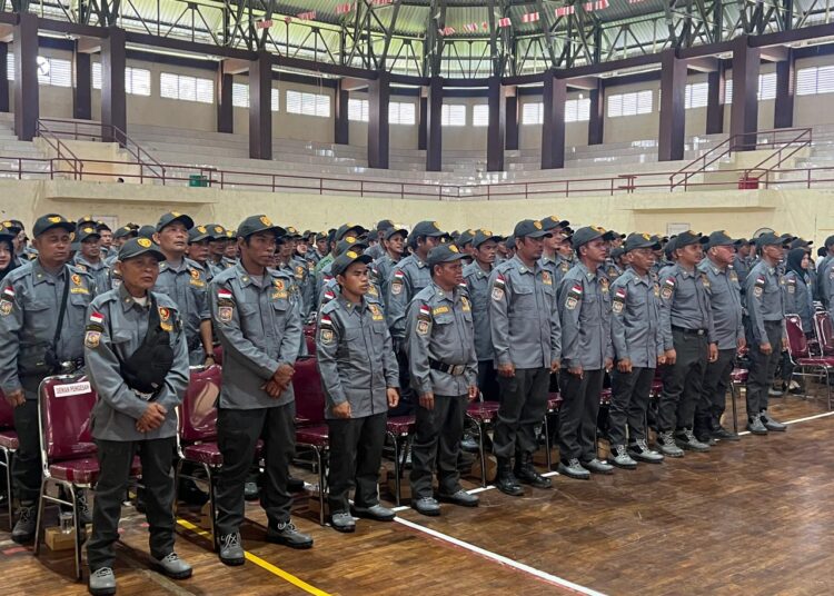 SATLINMAS PILKADA PASER RESMI BERTUGAS