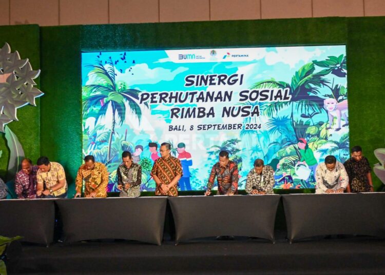 Pertamina Teken 13 PKS Perhutanan Sosial