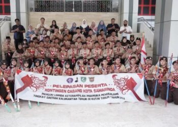 Plt. Walikota Lepas Kontingen Pramuka Samarinda