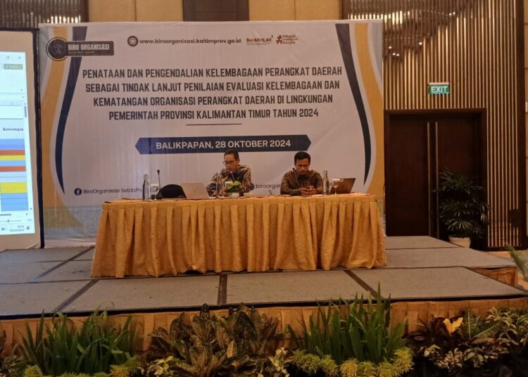Pemprov Kaltim Gelar Evaluasi Kelembagaan Perangkat Daerah dan UOBK 2024
