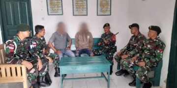 Warga Perbatasan Serahkan Senpi Rakitan