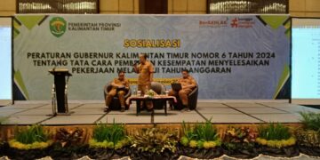 Sosialisasi Pergub Kaltim 2024 tentang Pekerjaan Melampaui Tahun Anggaran
