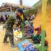 Satgas Yonif 614/RJP Borong Jualan Warga
