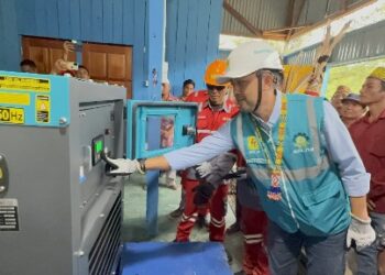 PLN Nyalakan Listrik 10 Desa Nunukan