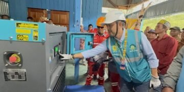 PLN Nyalakan Listrik 10 Desa Nunukan