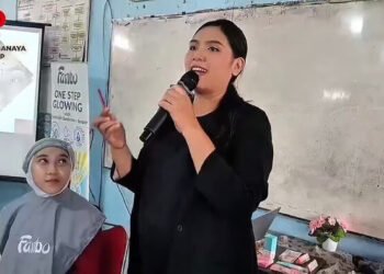 Content Creator dan Beauty Class bersama Fanbo dan Priska Sahanaya di SMK Darurahim